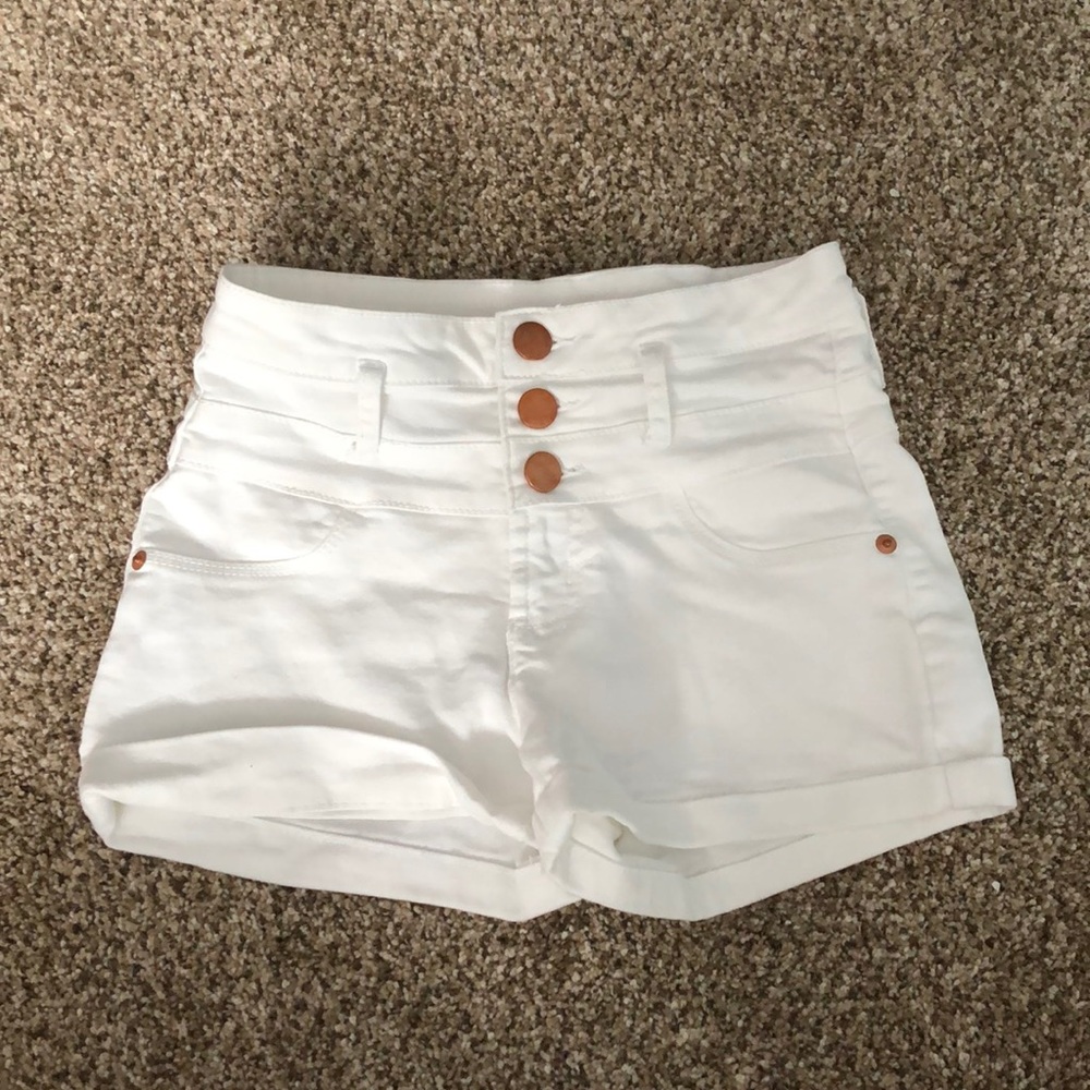 Mid rise shorts